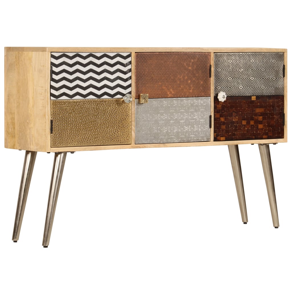 E-shop Multidom Komoda 120x30x75 cm masívne mangovníkové drevo