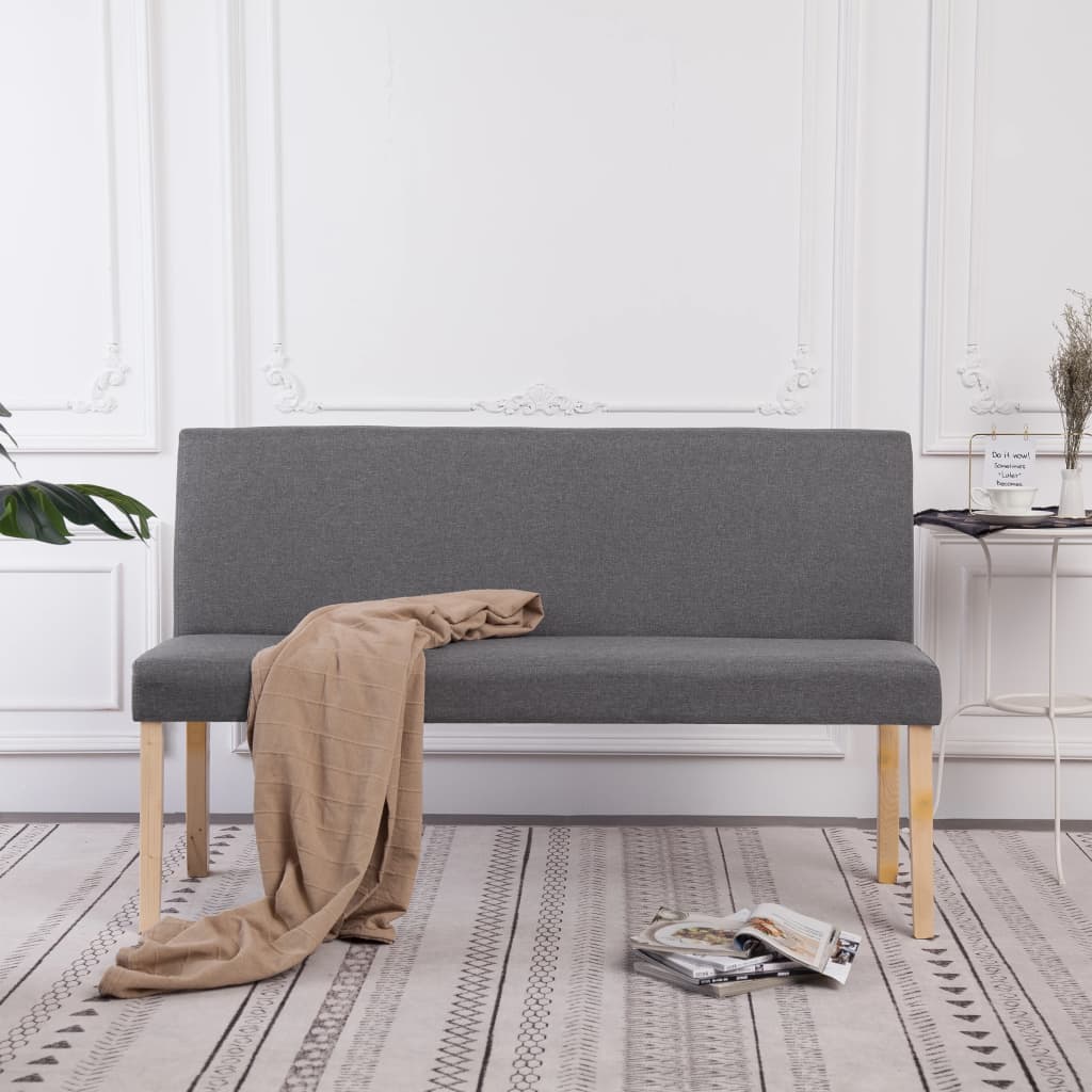 Multidom Lavica 139,5 cm bledosivá polyester