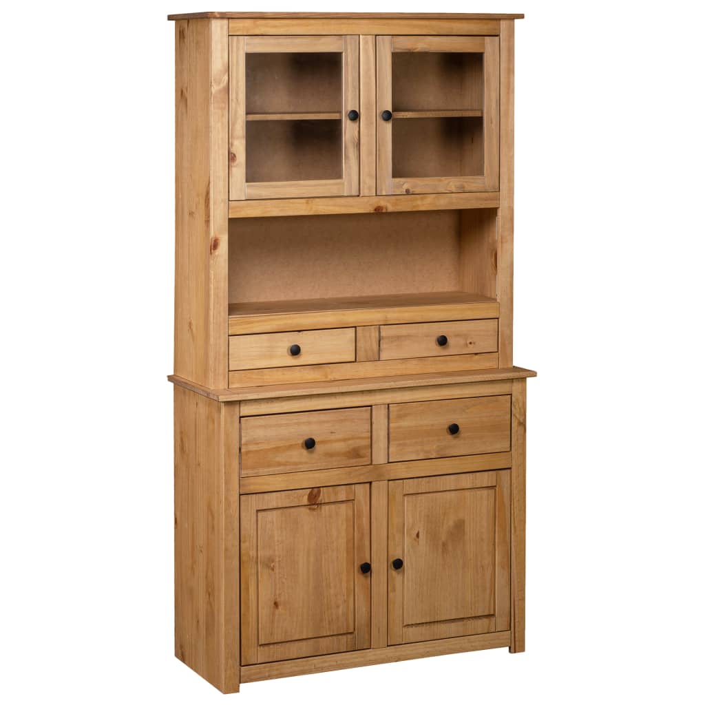 E-shop Multidom Vysoká skrinka 93x40,5x180 cm masívna borovica Panama Range