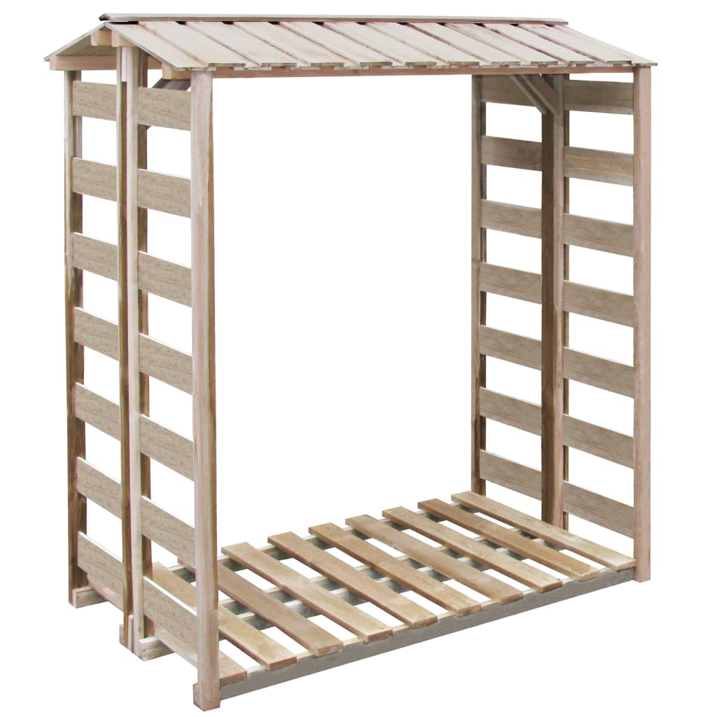 E-shop Multidom Prístrešok na drevo 150x90x176 cm, impregnovaná borovica