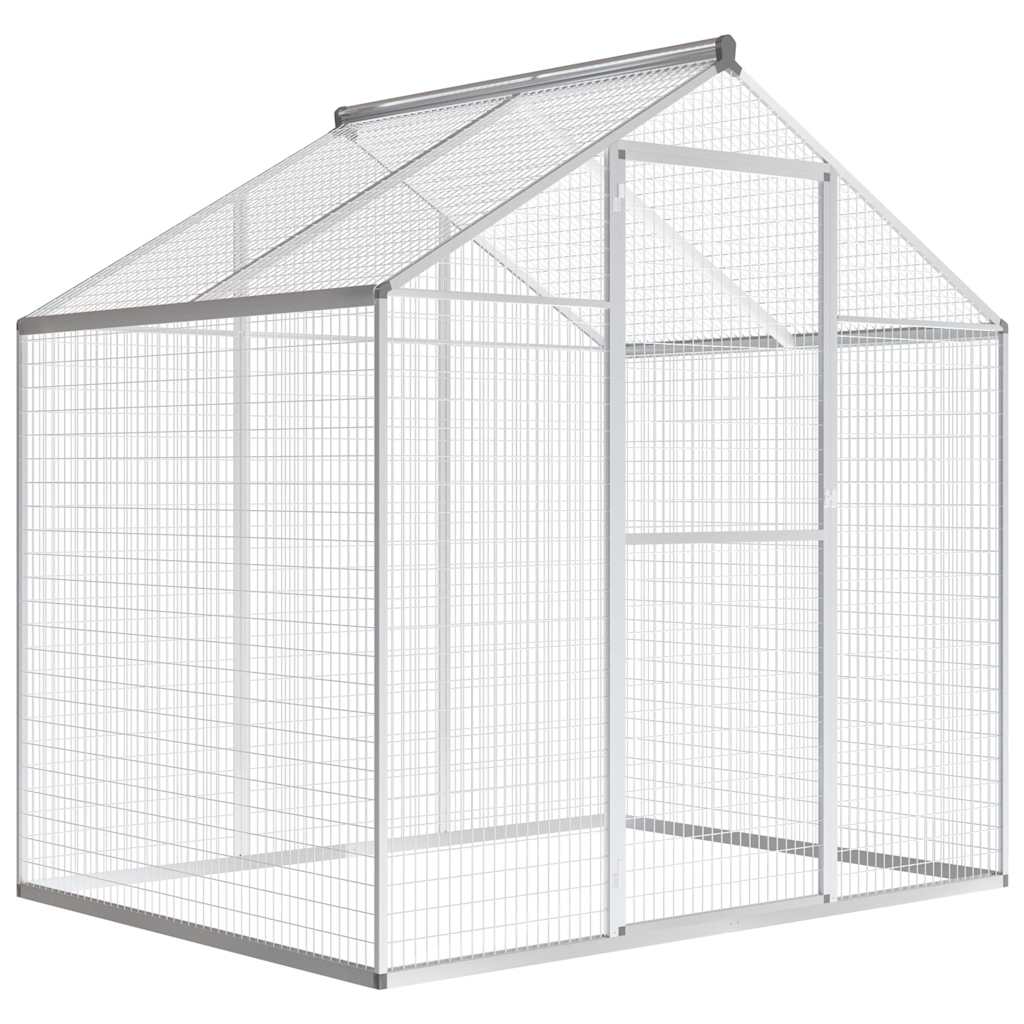 E-shop Multidom Vonkajšia vtáčia voliéra, hliníková 178x122x194 cm