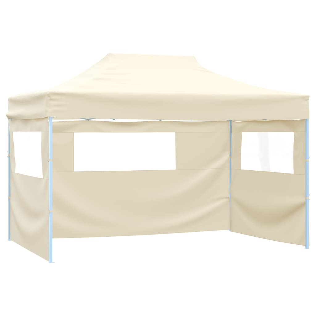 E-shop Multidom Skladací stan s 3 stenami, 3x4,5 m, krémový