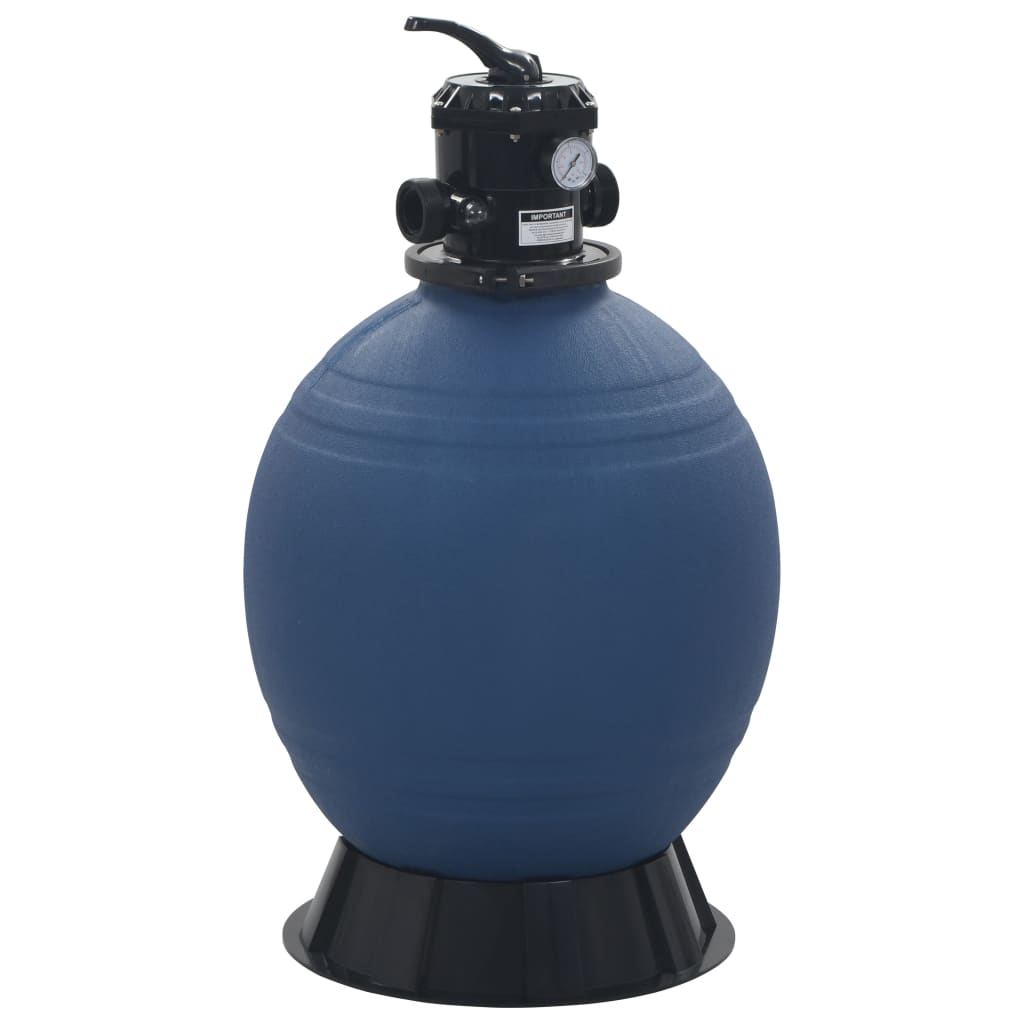 E-shop Multidom Bazénová piesková filtrácia so 6-cestným ventilom modrá 560 mm