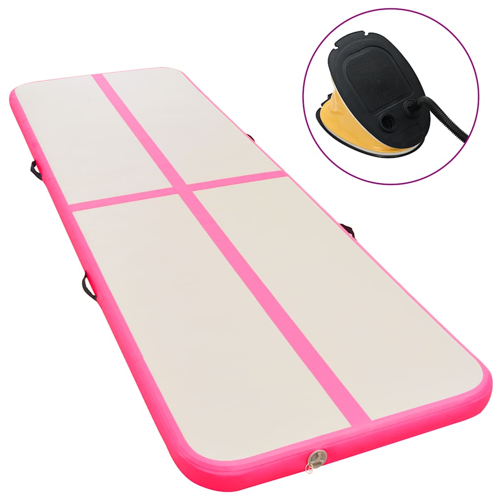 E-shop Multidom Nafukovacia žinenka s pumpou 500x100x10 cm PVC ružová