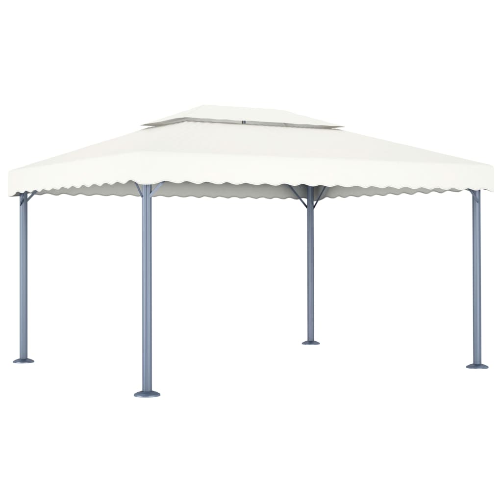 E-shop Multidom Altánok 400x300 cm, krémový, hliník