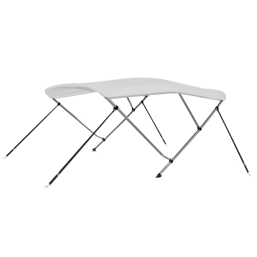E-shop Multidom Strieška Bimini s 3 oblúkmi, biela 183x140x137 cm
