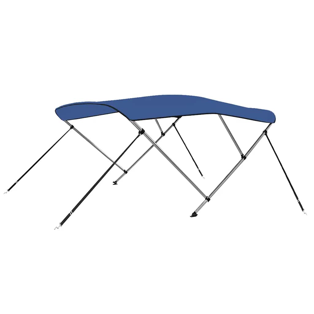 E-shop Multidom Strieška Bimini s 3 oblúkmi, modrá 183x140x137 cm