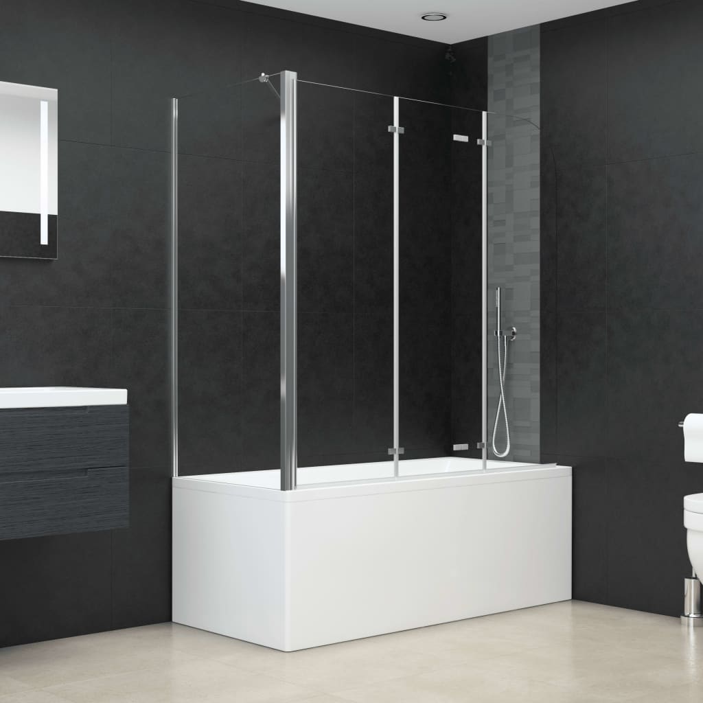 E-shop Multidom Sprchová zástena 120x69x130 cm tvrdené sklo priehľadná