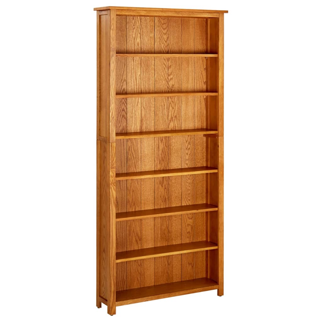 E-shop Multidom Knižnica so 7 policami 90x22,5x200 cm dubový masív