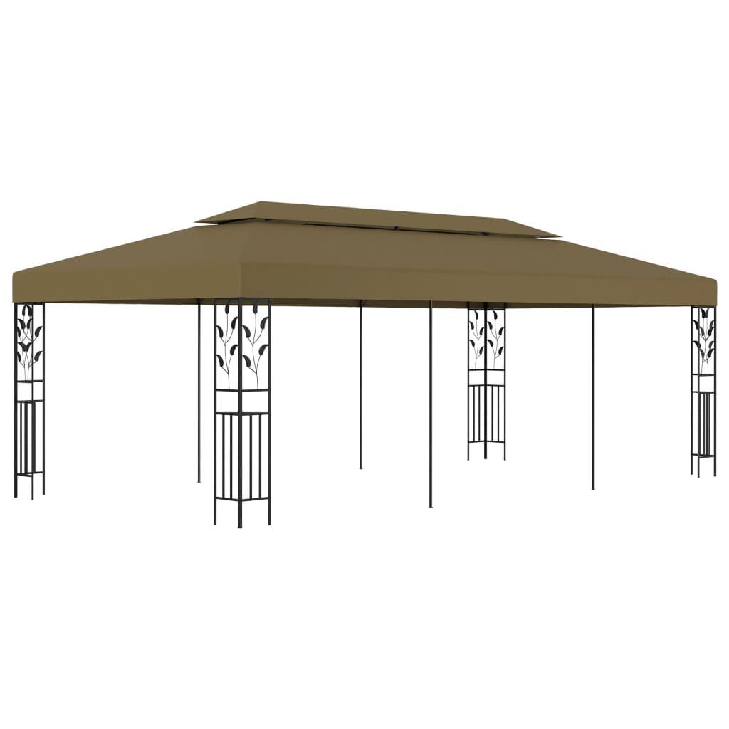 Multidom Altánok 6x3 m, sivohnedý 180 g/m²