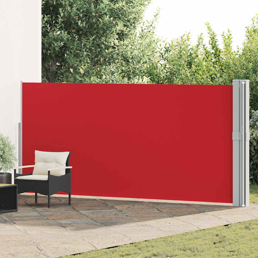 E-shop Multidom Zaťahovacia bočná markíza na terasu 170x1200 cm, červená