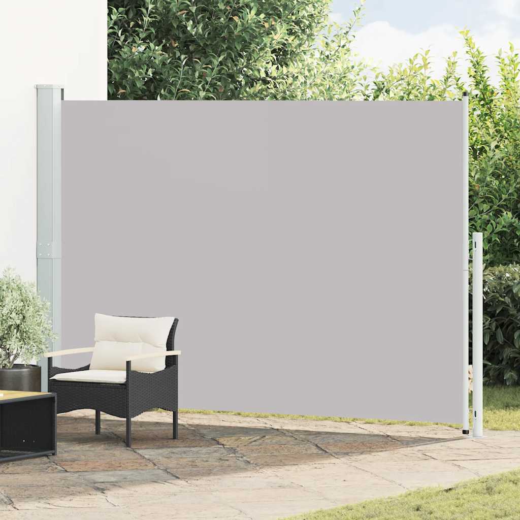 E-shop Multidom Zaťahovacia bočná markíza na terasu 200x300 cm, sivá