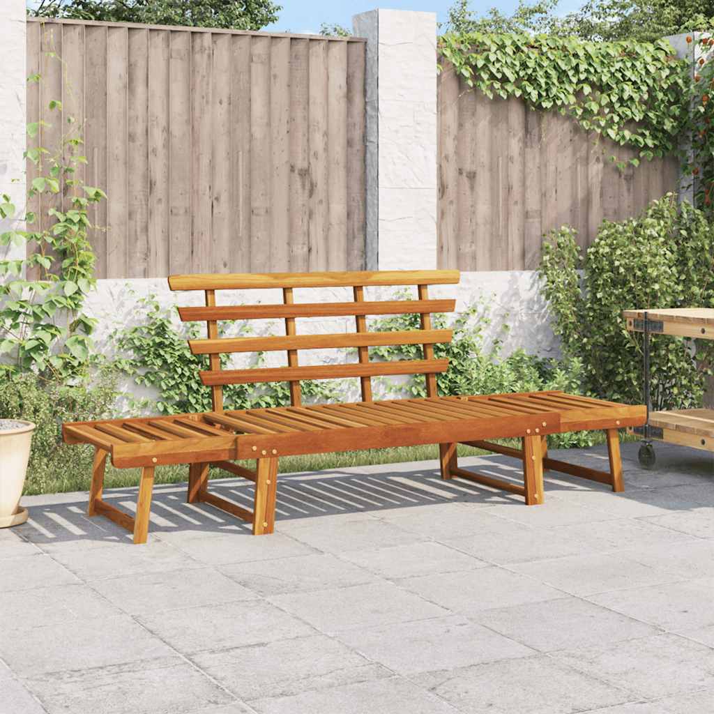 E-shop Multidom Záhradná lavička 2 v 1 190 cm akáciový masív