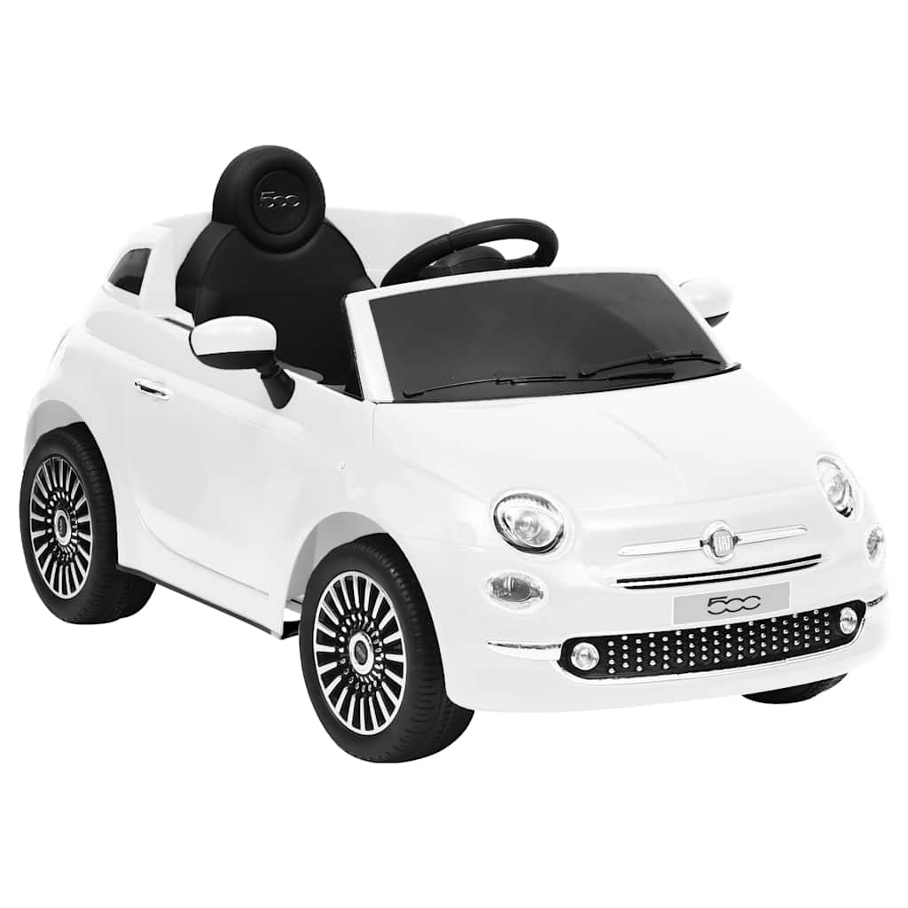 Multidom Detské elektrické autíčko Fiat 500, biele