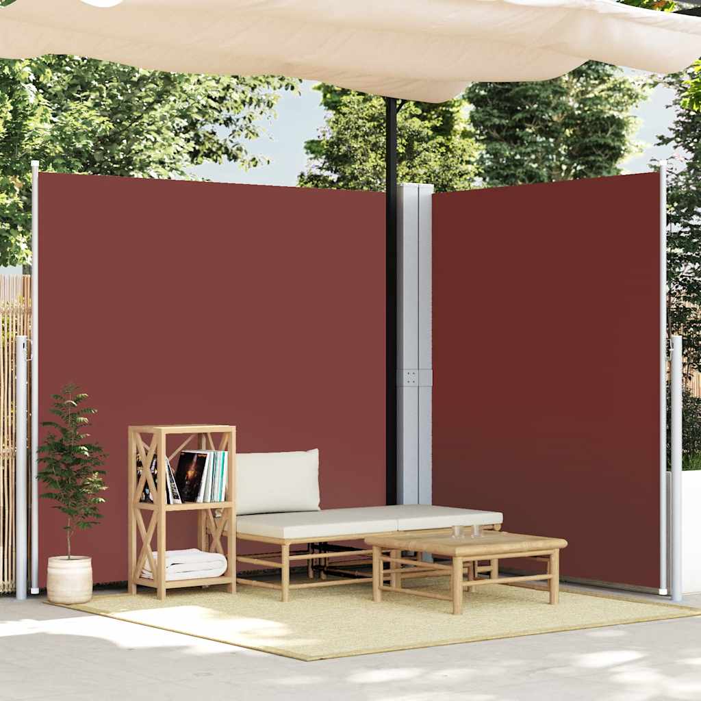 E-shop Multidom Zaťahovacia bočná markíza hnedá 200x600 cm