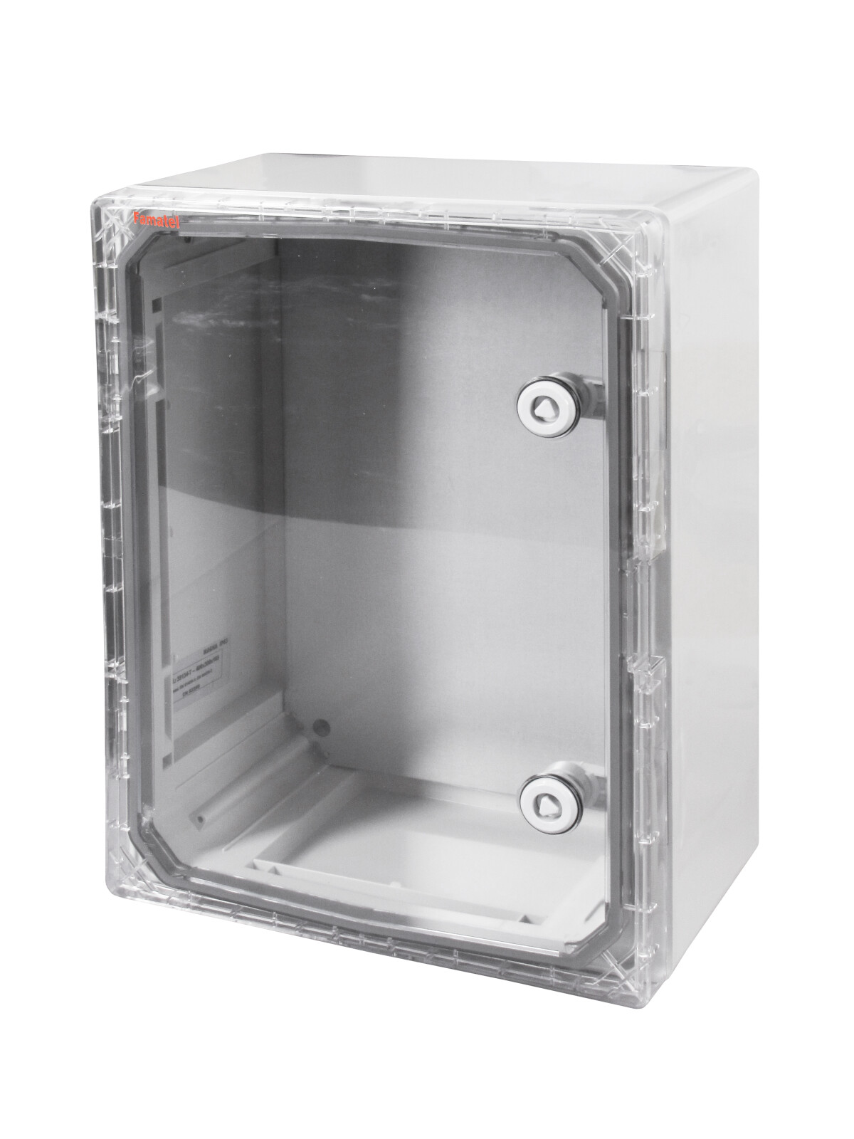 E-shop Famatel Skříň 39134-T MAGNA IP65, 400x300x165mm, průhledné dveře, součást: montážní deska