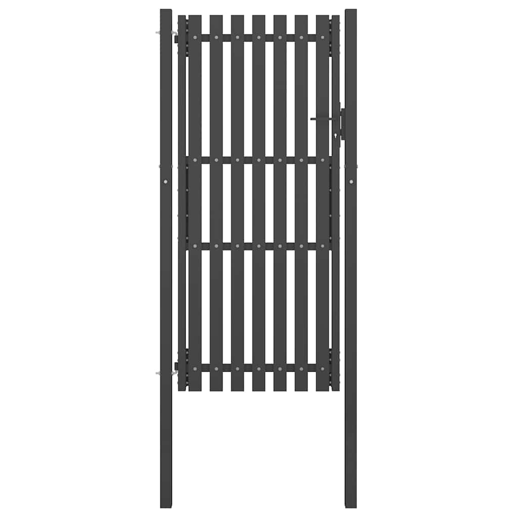 E-shop Multidom Záhradná brána k plotu z ocele 100x200 cm antracitová