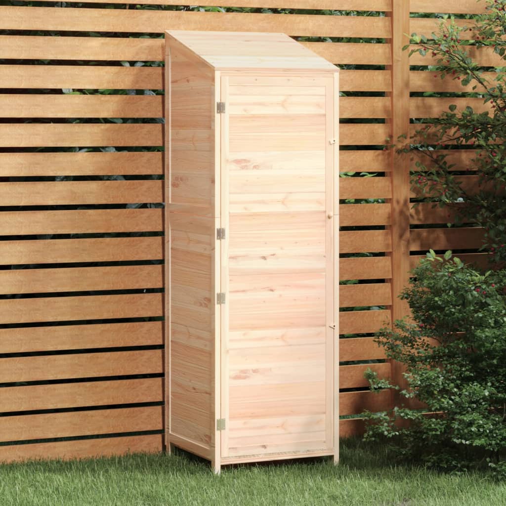 E-shop Multidom Záhradná kôlňa 55x52x174,5 cm masívne jedľové drevo