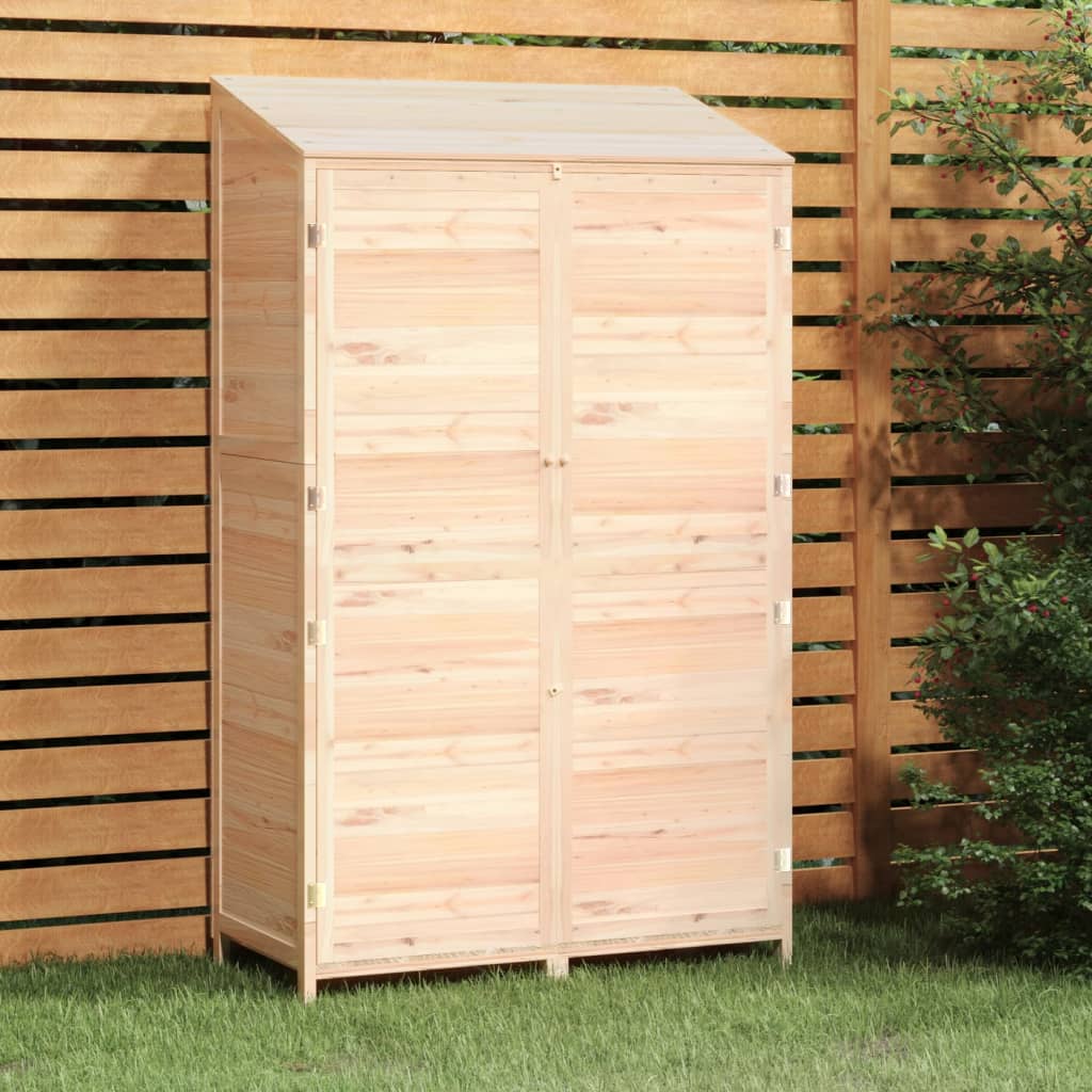 Multidom Záhradná kôlňa 102x52x174,5 cm masívne jedľové drevo