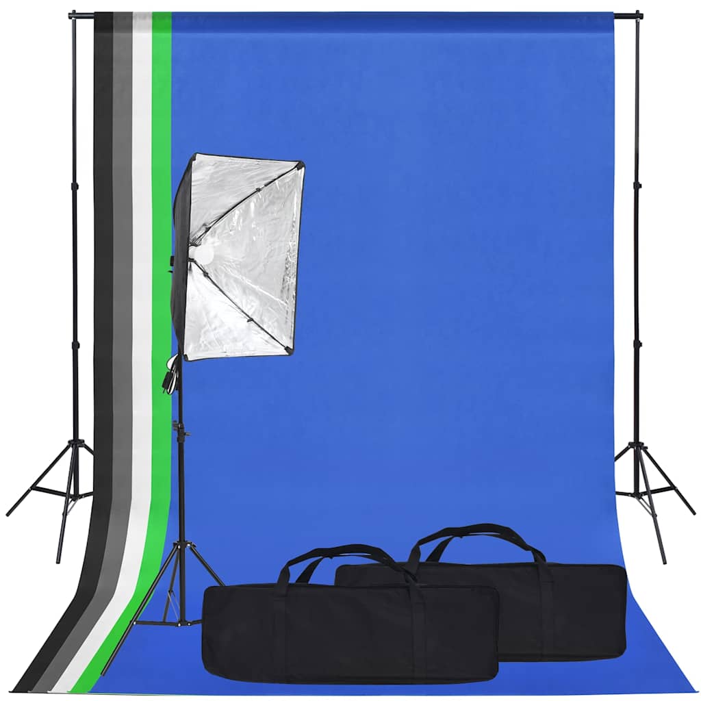 E-shop Multidom Fotografické vybavenie so softboxami a pozadím