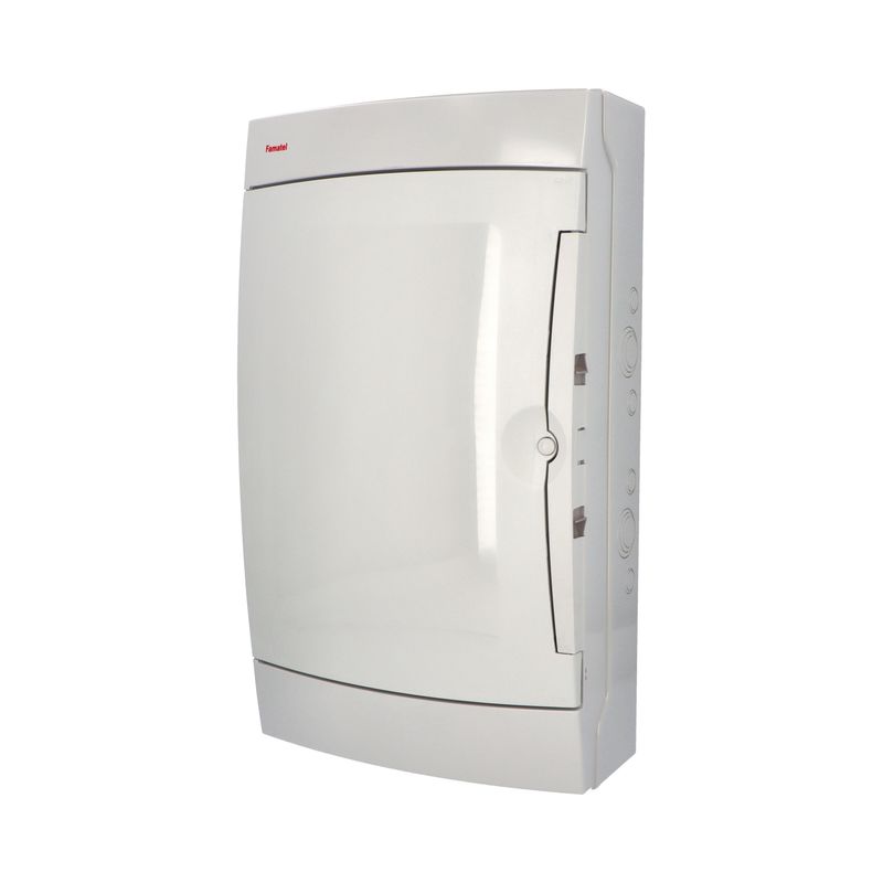 E-shop Famatel Rozvaděč Acqua 3942-TB IP65, 42mod., na omítku, neprůhl. dveře, 565x326x150mm