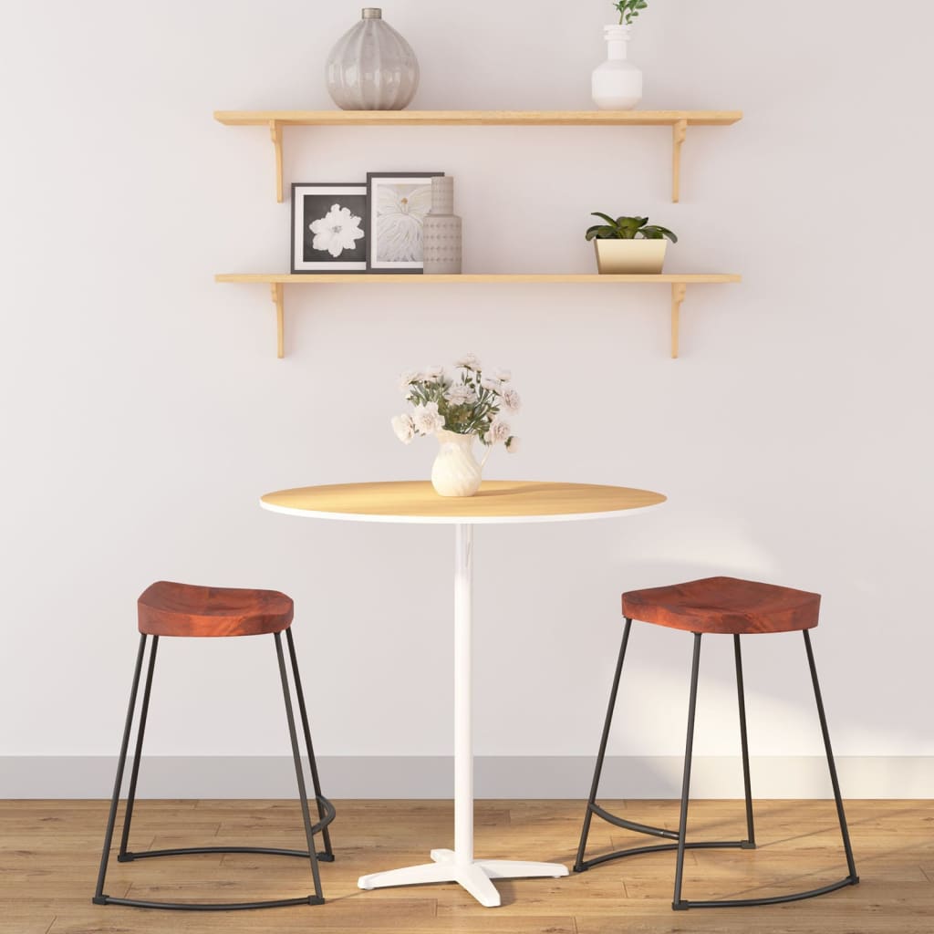 E-shop Multidom Barové stoličky Gavin 2 ks 45x38x53 cm mangovníkový masív