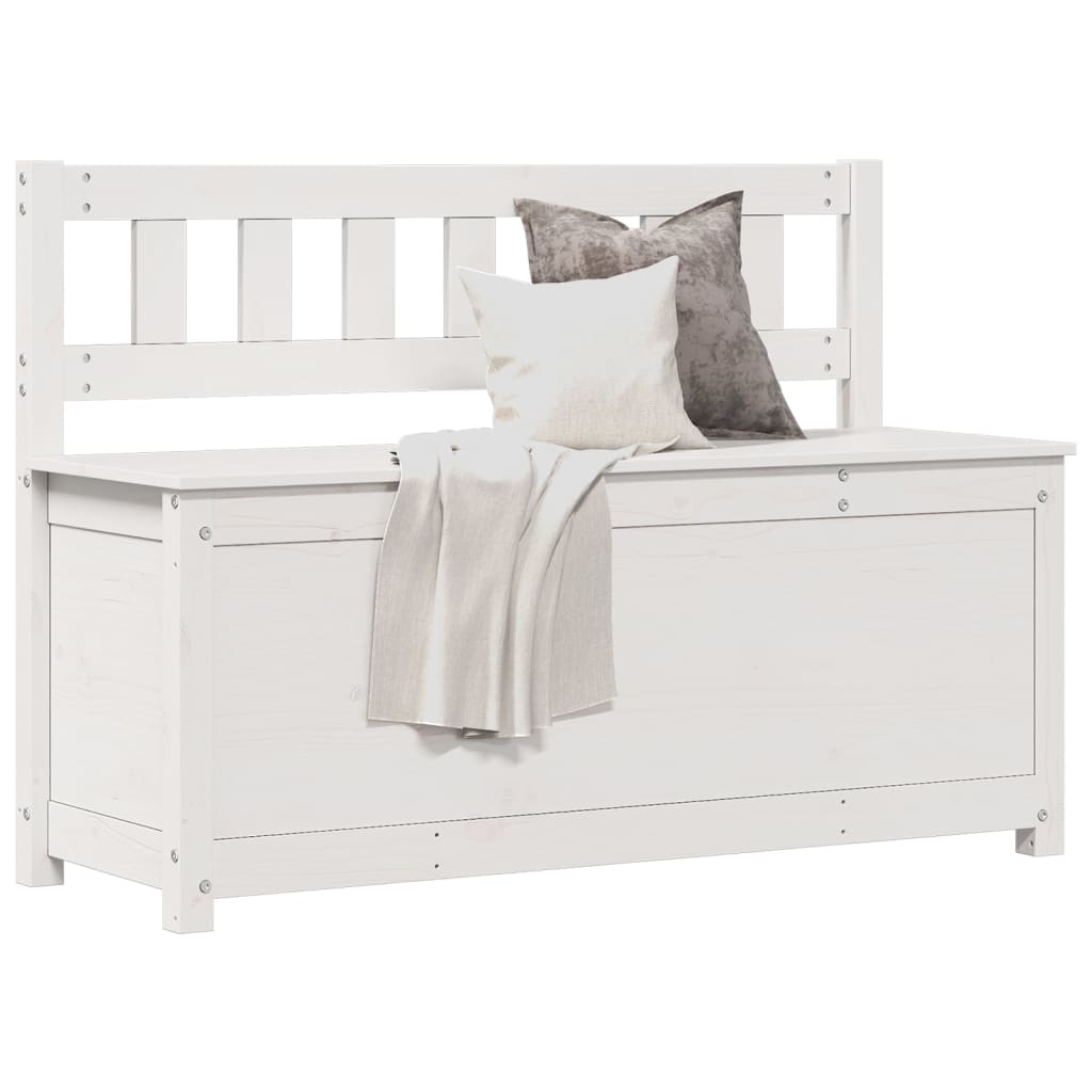 E-shop Multidom Lavička biela 110x41x76,5 cm masívne mangovníkové drevo