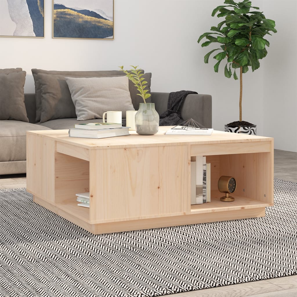 E-shop Multidom Konferenčný stolík 100x101x40,5 cm borovicový masív