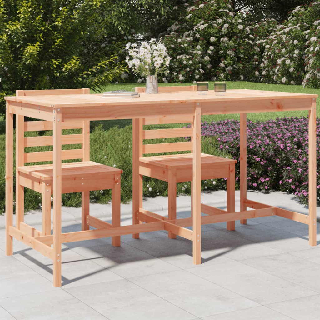 E-shop Multidom Záhradný stolík 203,5x90x110 cm masívny Douglas