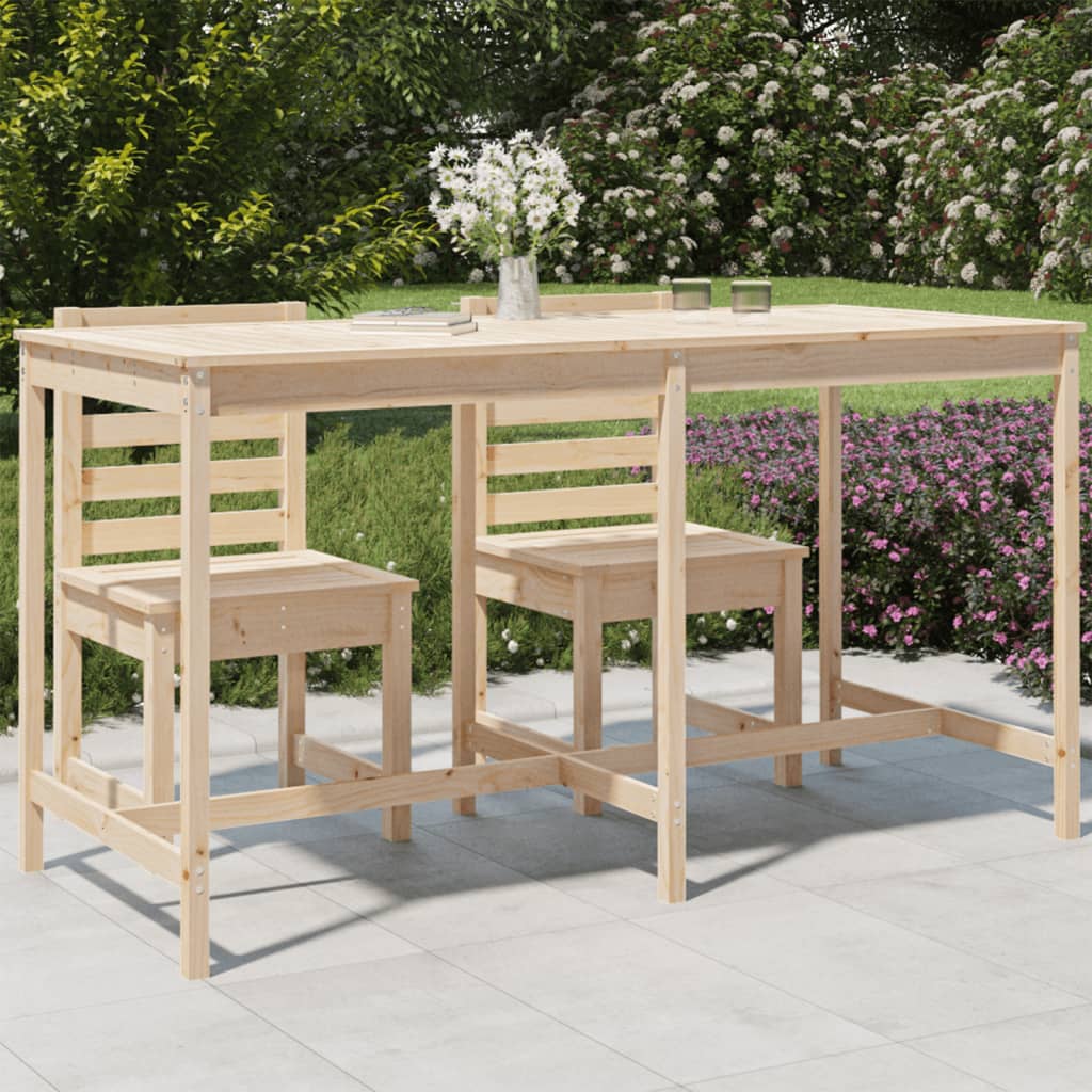 E-shop Multidom Záhradný stolík 203,5x90x110 cm borovicový masív
