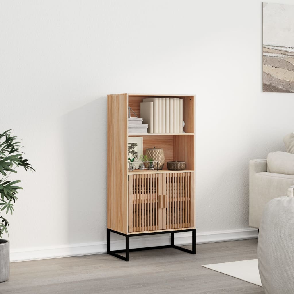 E-shop Multidom Vysoká skrinka 60x35x125 cm kompozitné drevo