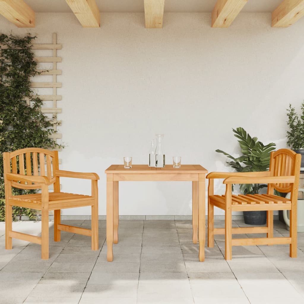 E-shop Multidom Záhradné stoličky 2 ks 58x59x88 cm tíkové masívne drevo