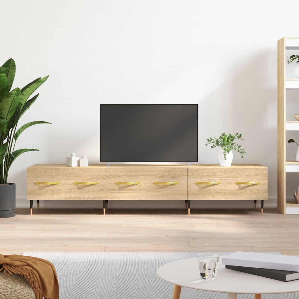 E-shop Multidom TV skrinka, dub sonoma 150x36x30 cm, kompozitné drevo