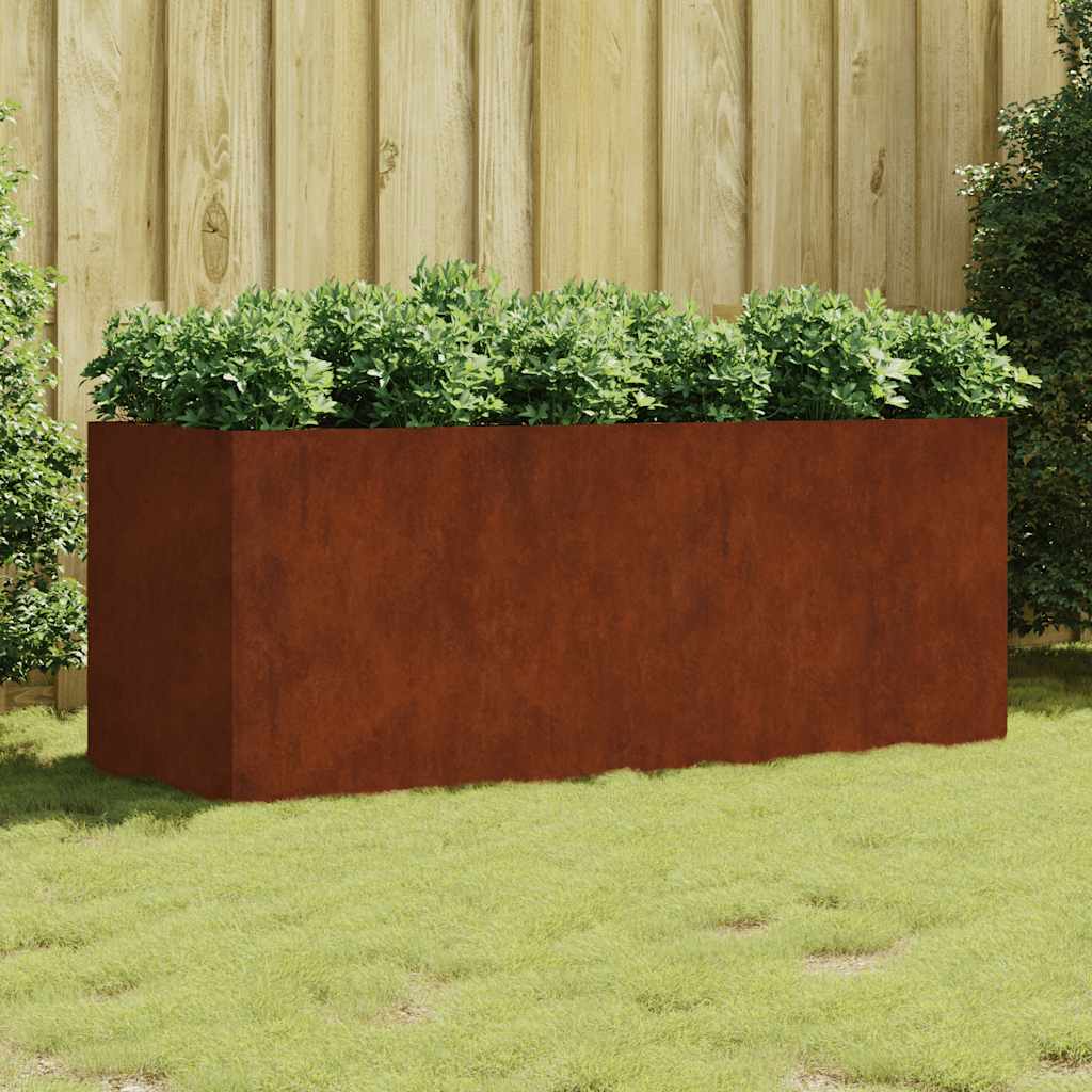E-shop Multidom Záhradný vyvýšený záhon 200x80x80 cm korténová oceľ