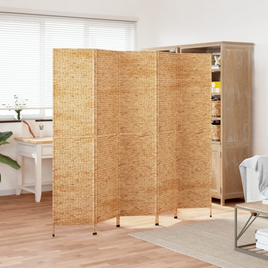 E-shop Multidom Paraván 5-panelový 205x180 cm vodný hyacint
