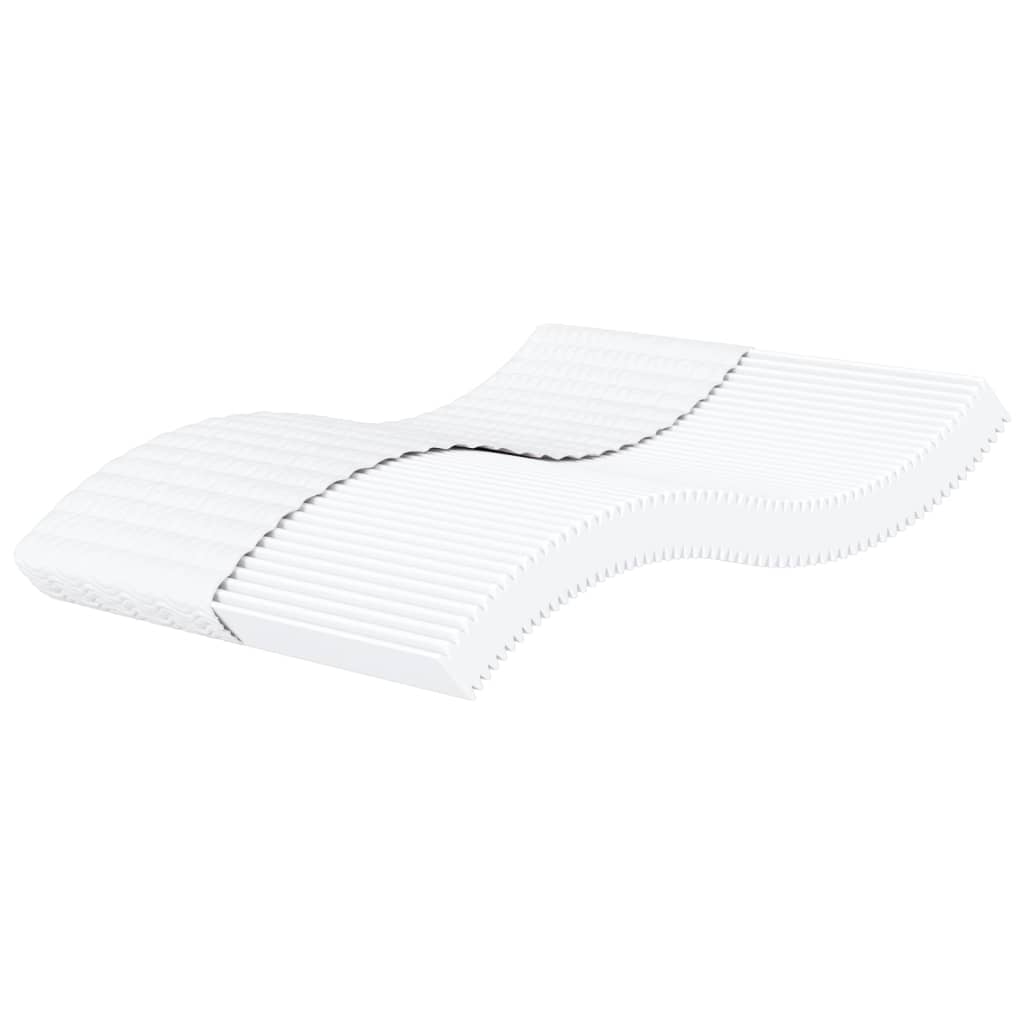 E-shop Multidom Penový matrac biely 180x200 cm tvrdosť H2 H3