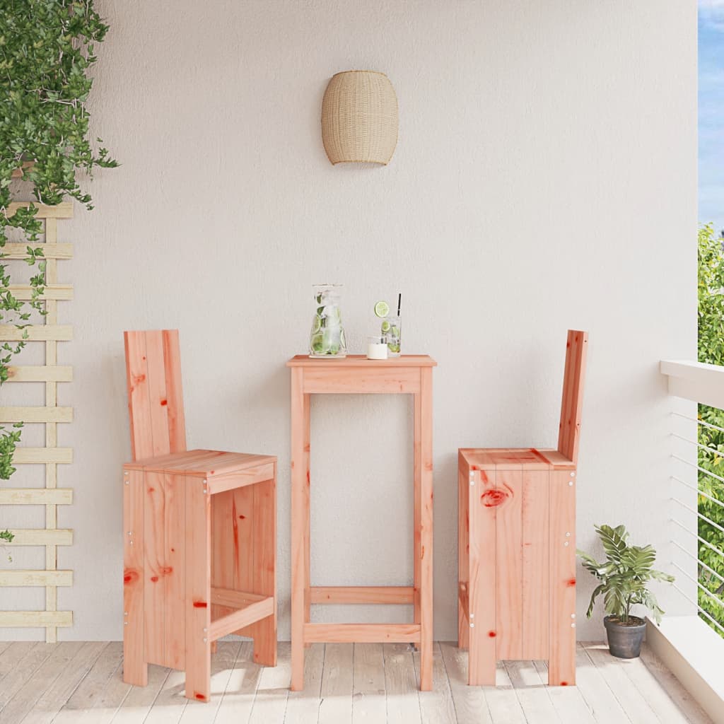 E-shop Multidom Barové stoličky 2 ks 40x42x120 cm masívne drevo douglas