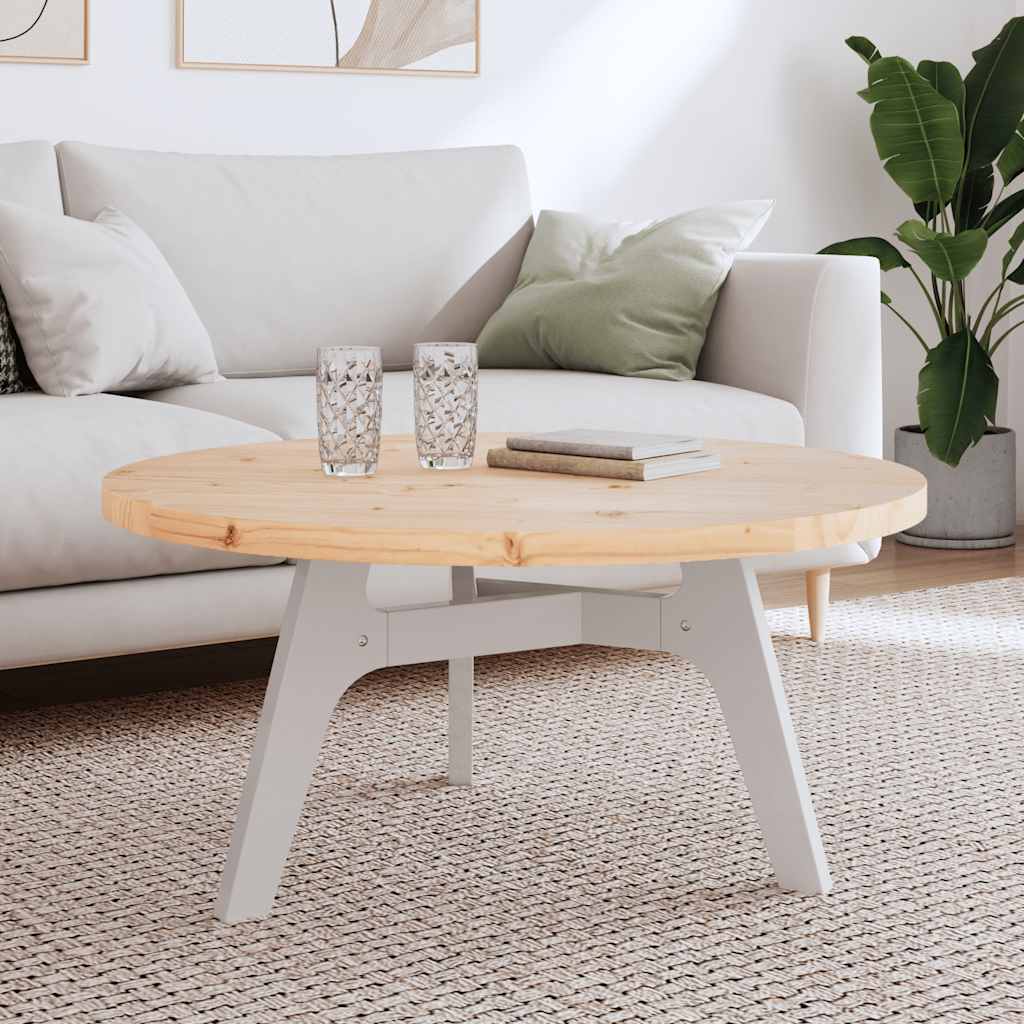 E-shop Multidom Stolová doska okrúhla Ø90x3 cm masívna borovica