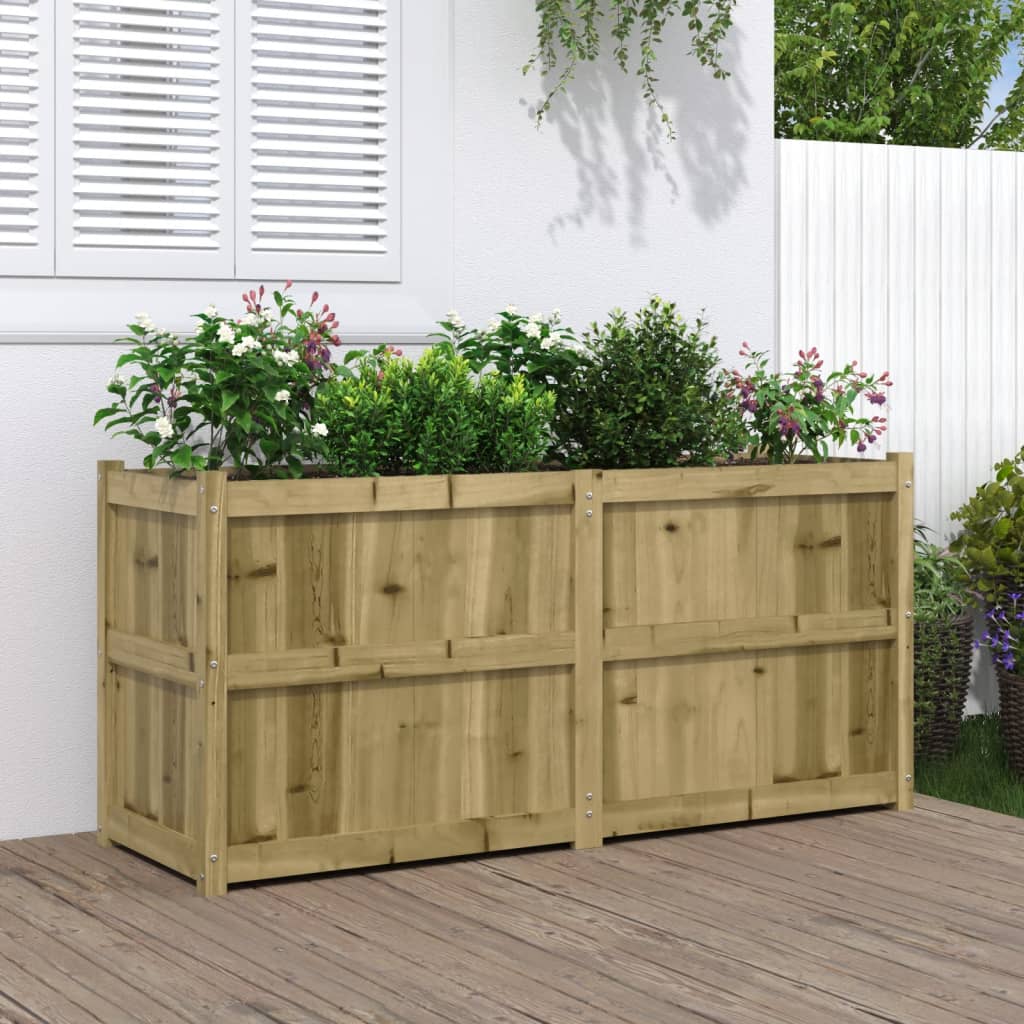 E-shop Multidom Záhradný kvetináč 150x50x70 cm impregnovaná borovica