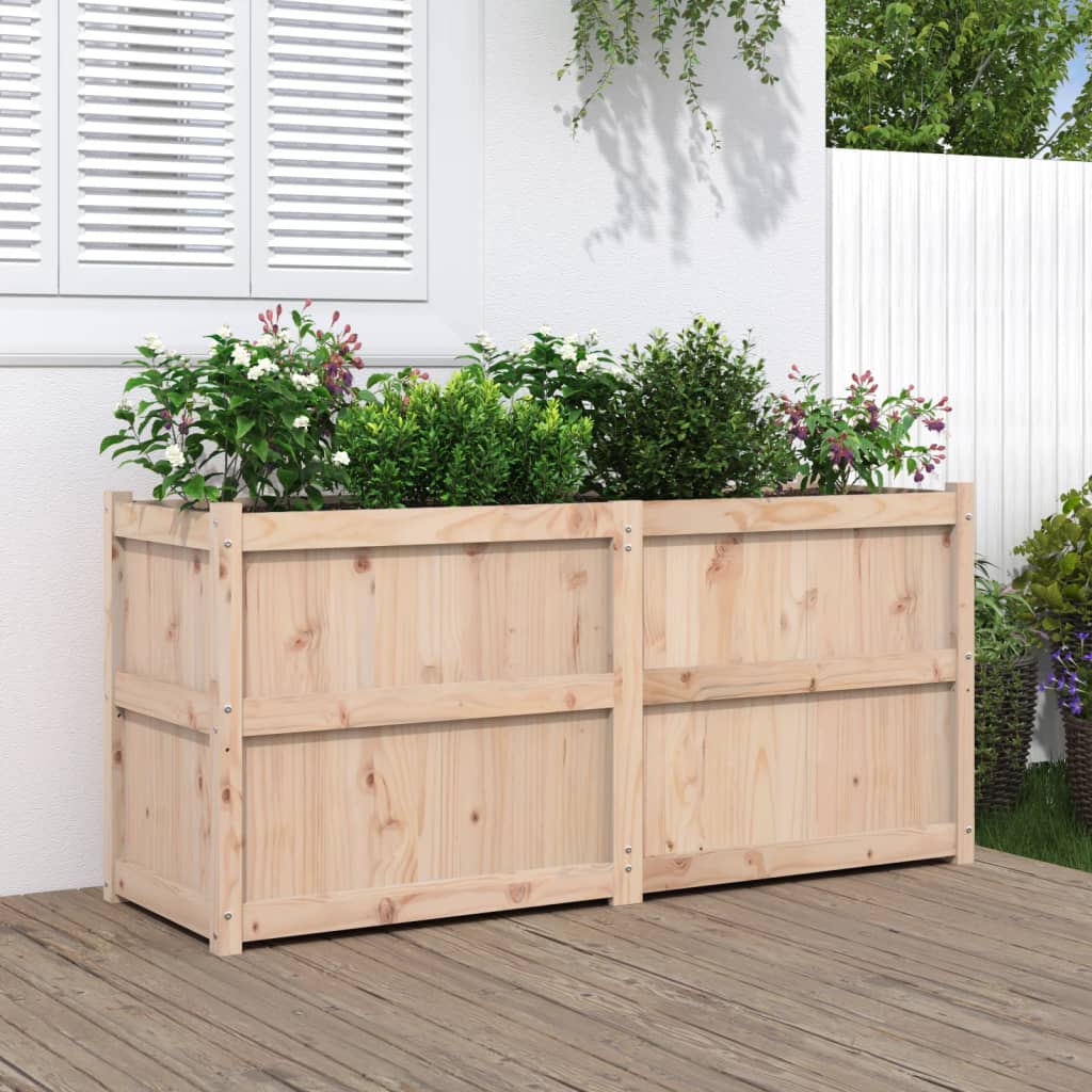 E-shop Multidom Záhradný kvetináč 150x50x70 cm masívna borovica