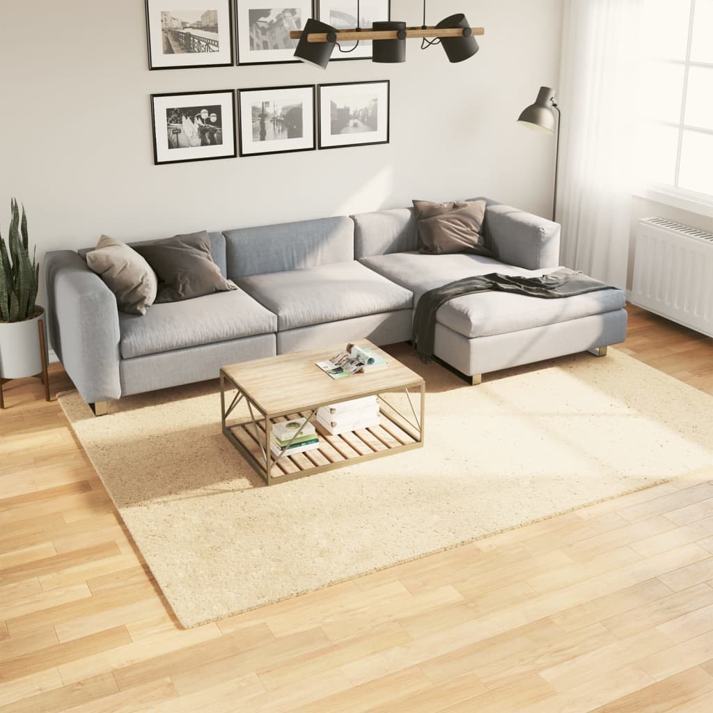 E-shop Multidom Koberec HUARTE s krátkym vlakom umývateľný krémový 200x280 cm