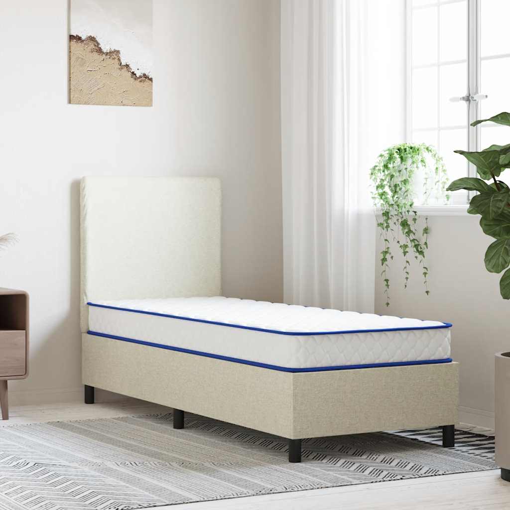 E-shop Multidom Matrac s pamäťovou penou, biely 80x200x17 cm mäkký