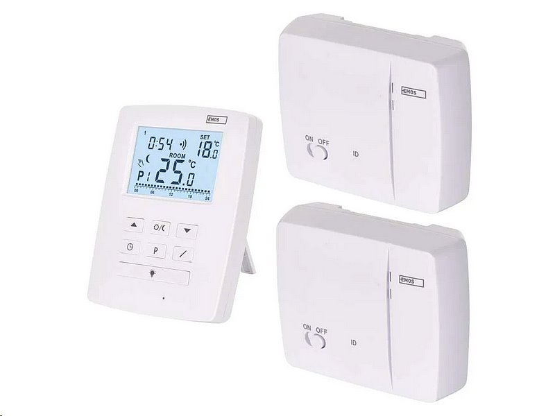E-shop Termostat EMOS P5611OT.2R pokojový programovatelný bezdrátový OpenTherm se 2 přijímači P5611OT.2R
