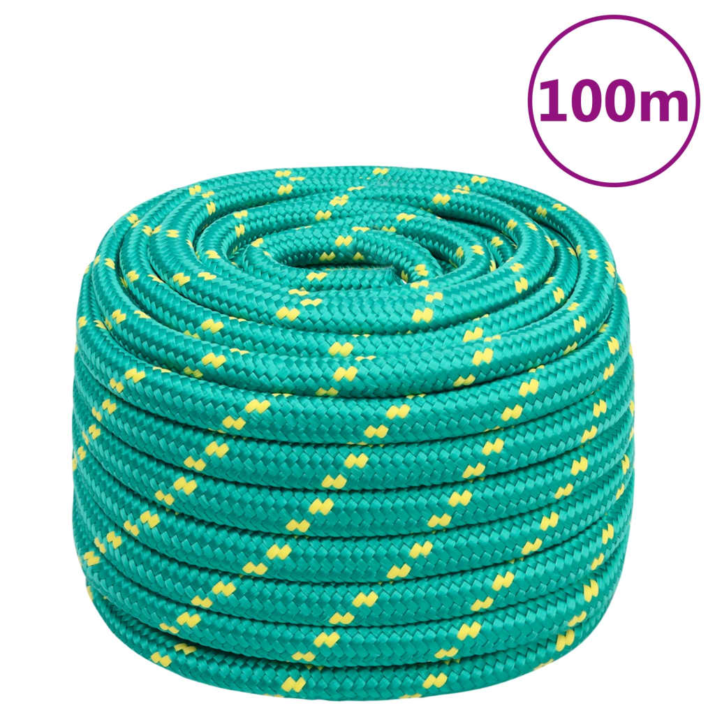 E-shop Multidom Lodné lano zelené 20 mm 100 m polypropylén