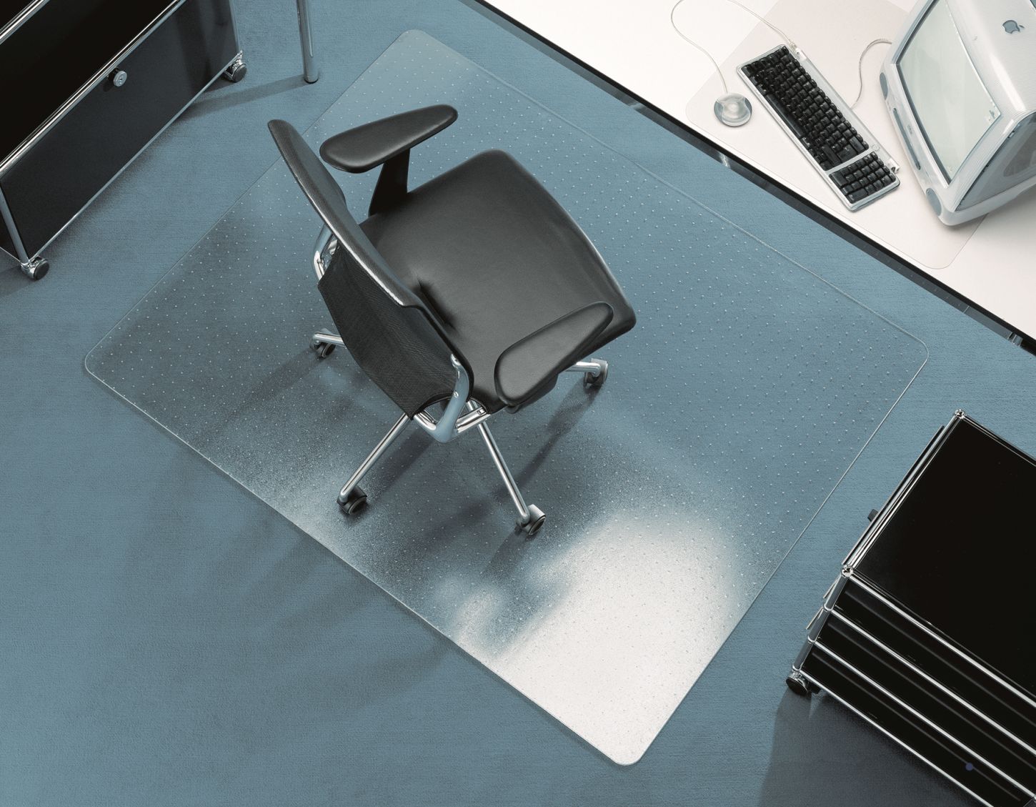 Podložka pod stoličku na koberec RS Office Dura Grip Meta 130 x 120 cm