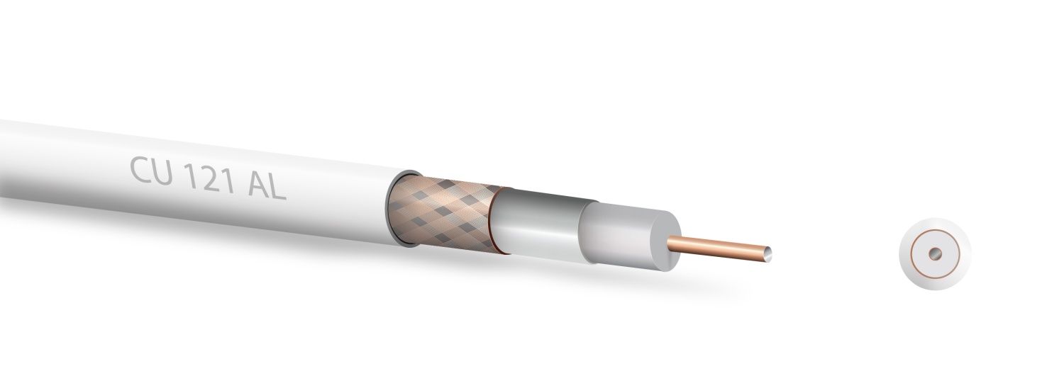E-shop Zircon Koaxiální kabel 121 CU AL 150m 8594163273811