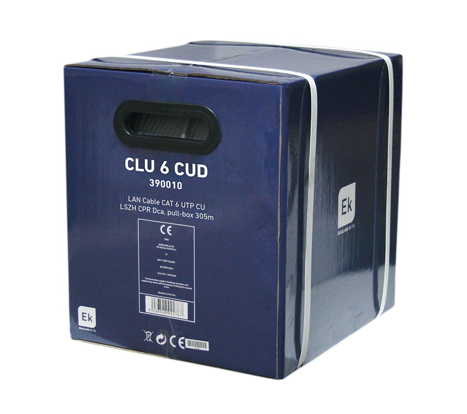 E-shop ITS CLU 6 CUD - UTP kabel Cat6, CU, 305m, LSZH 8436548997229