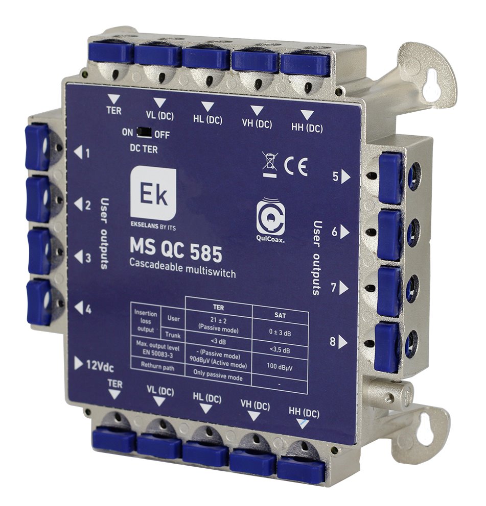 E-shop EKSELANS QuiCoax ITS MS QC 585 - multipřepínač 5/8-5 QuiCoax kaskádový 8436548999520