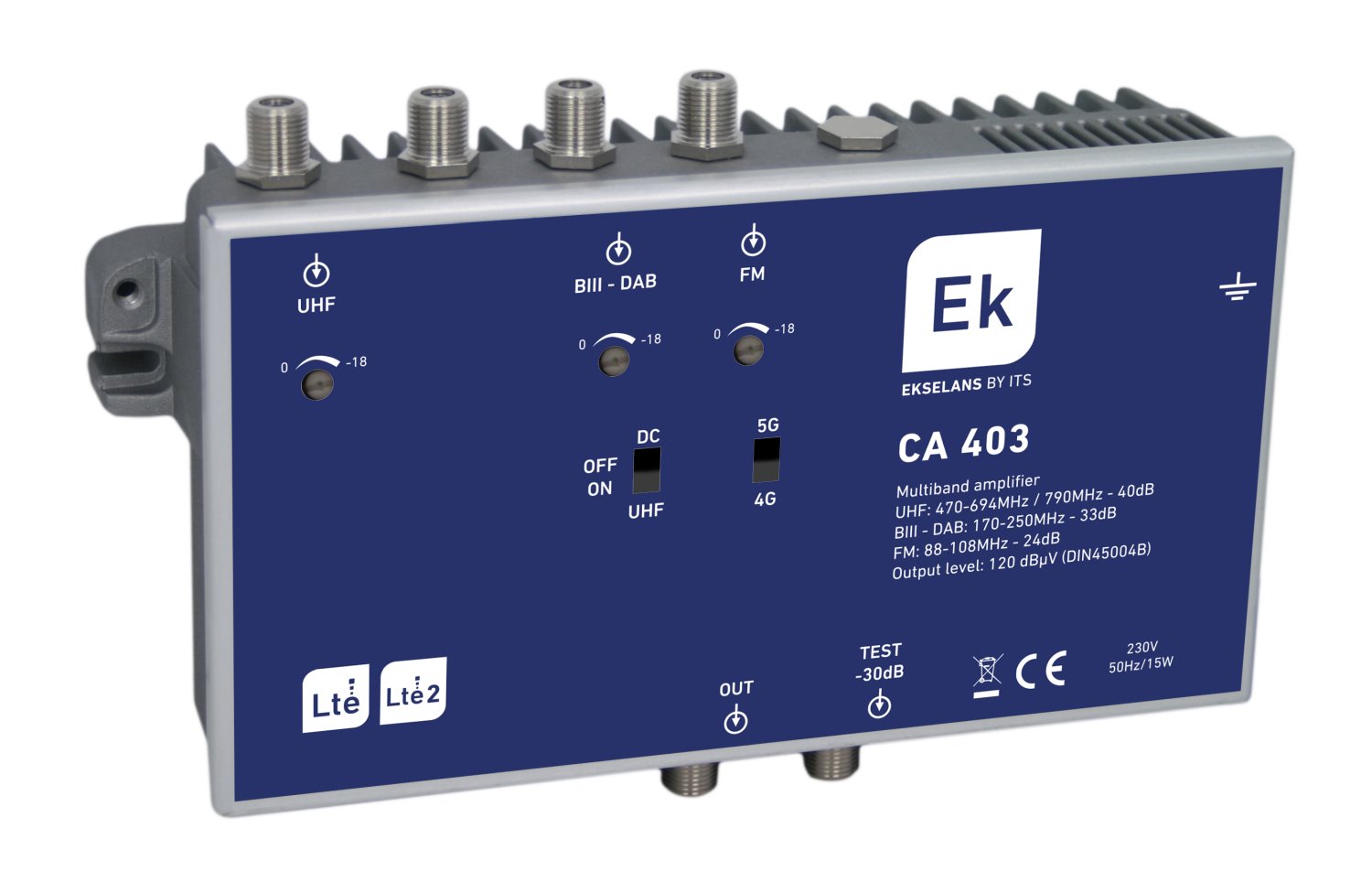 E-shop ITS CA 403 - Domovní zesilovač CA 403 s LTE filtrem 8436548999377