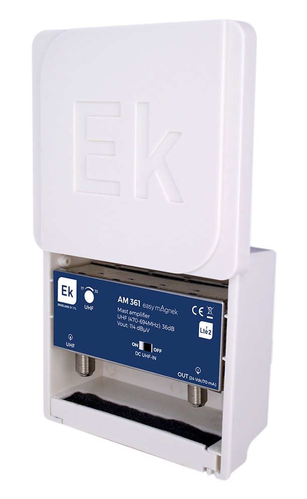 E-shop ITS AM 361 EASY MAGNEK - Domovní zesilovač, 36 dB 8436548999490
